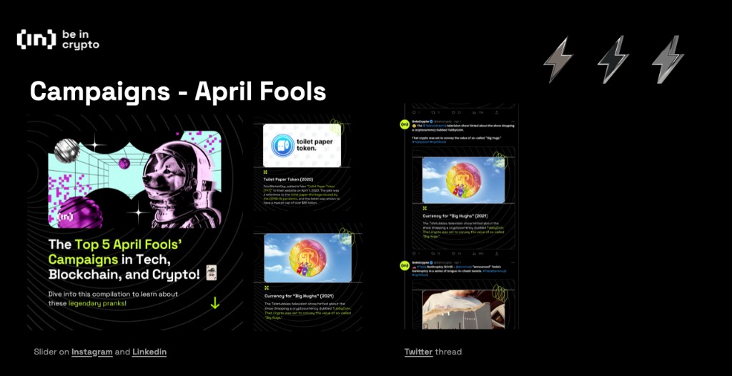 April Fools campaign