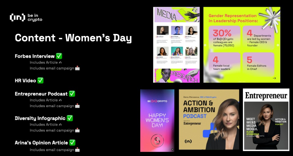 Women's Day campaign