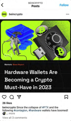 Hardware wallets news report