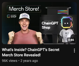What's Inside? ChainGPT's Secret Merch Store Revealed! — 96K views