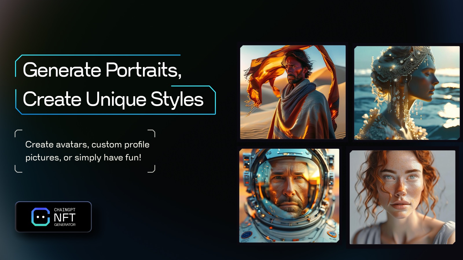 NFT Generator Portraits: Which One Will You Make Your Profile Picture?