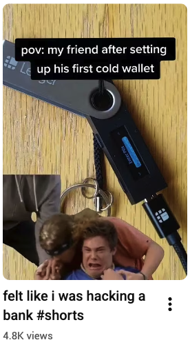 Cold wallet Short