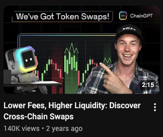Lower Fees, Higher Liquidity: Discover Cross-Chain Swaps — 140K views