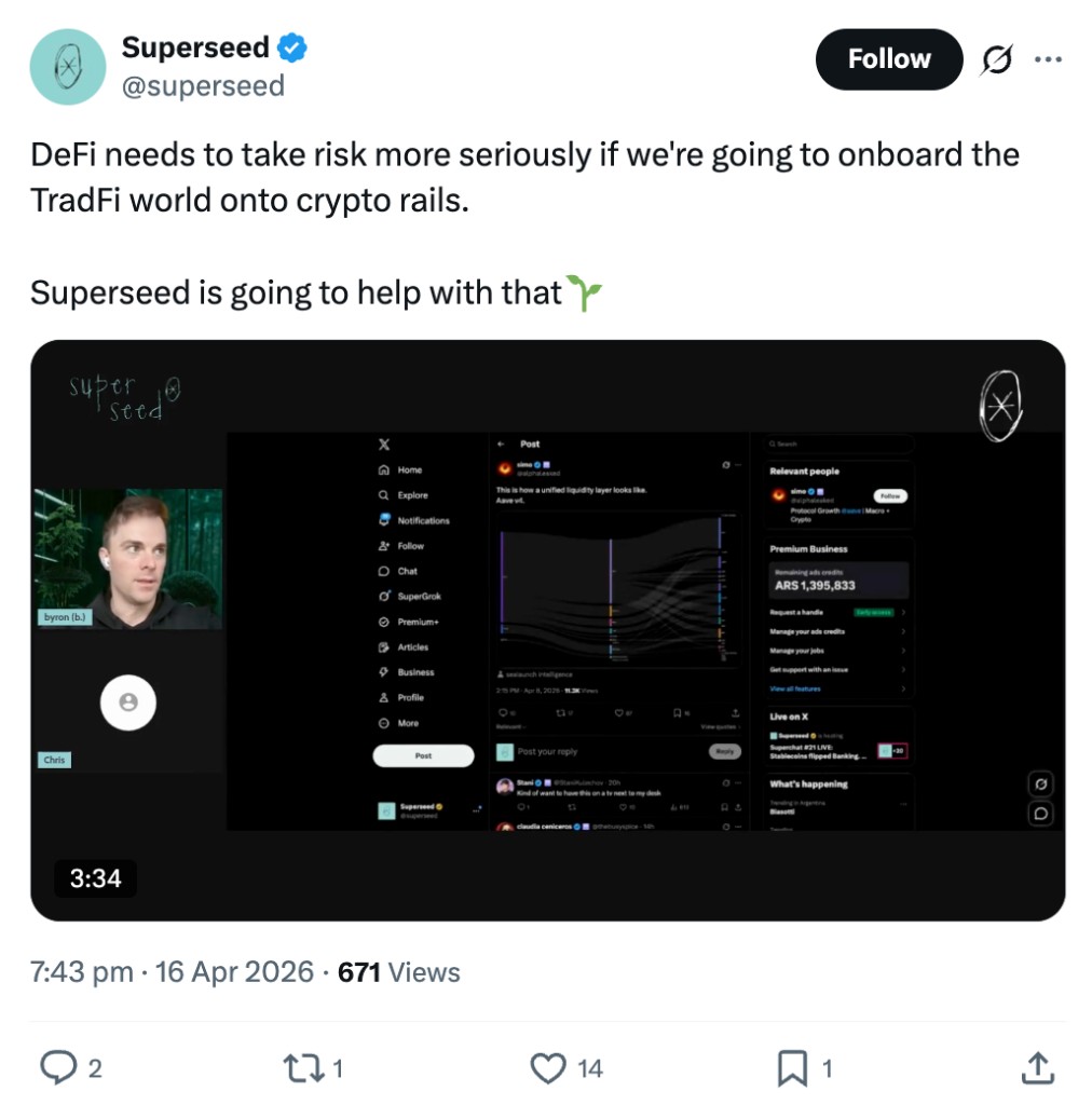 DeFi risk and TradFi onboarding interview clip