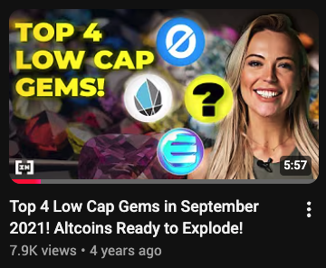 Top 4 Low Cap Gems in September 2021